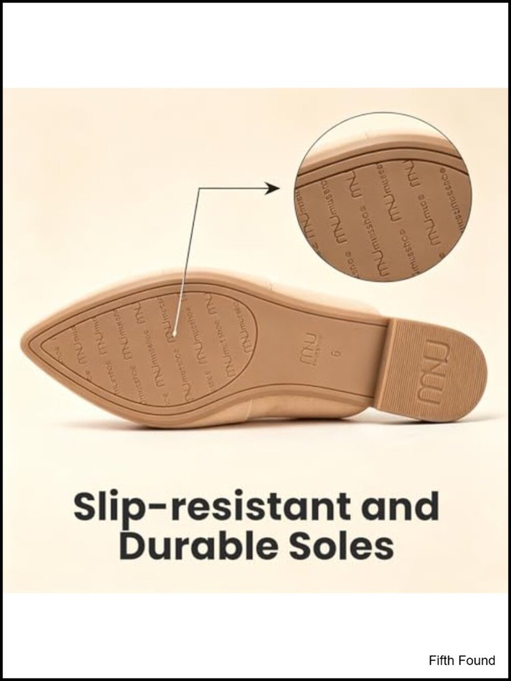 Pointed Toe Mules with Bow, Memory Foam Insole, Slip-On Flats for Office - Picture 4 of 6